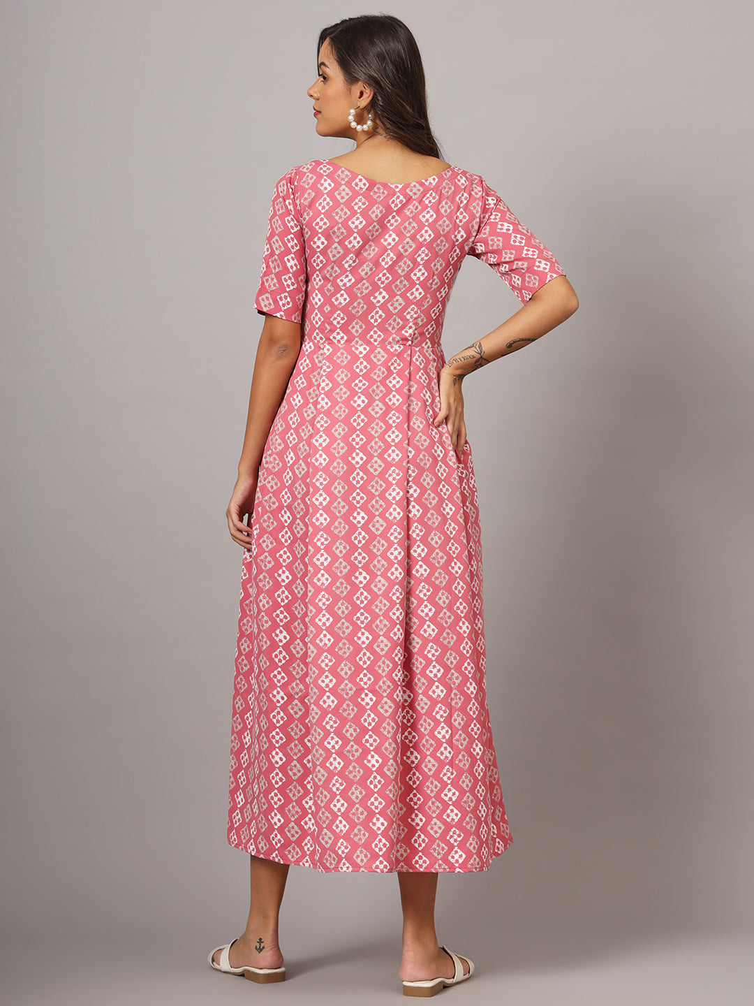 Box Pleted Dress