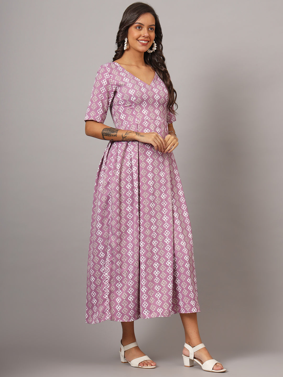Box Pleted Dress