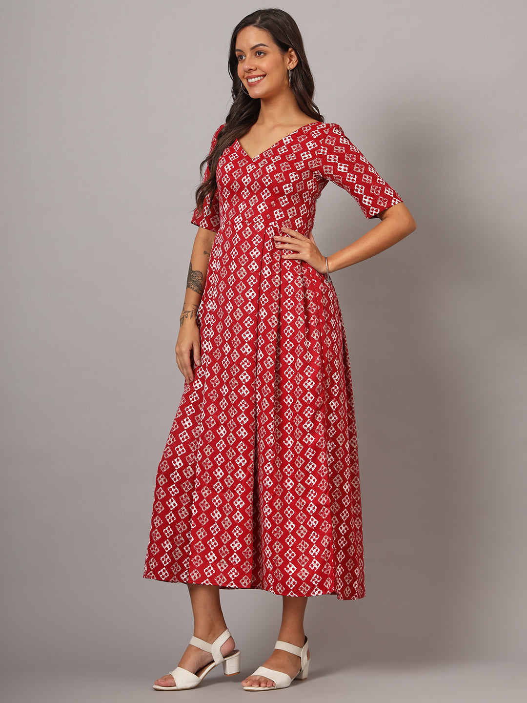 Box Pleted Dress