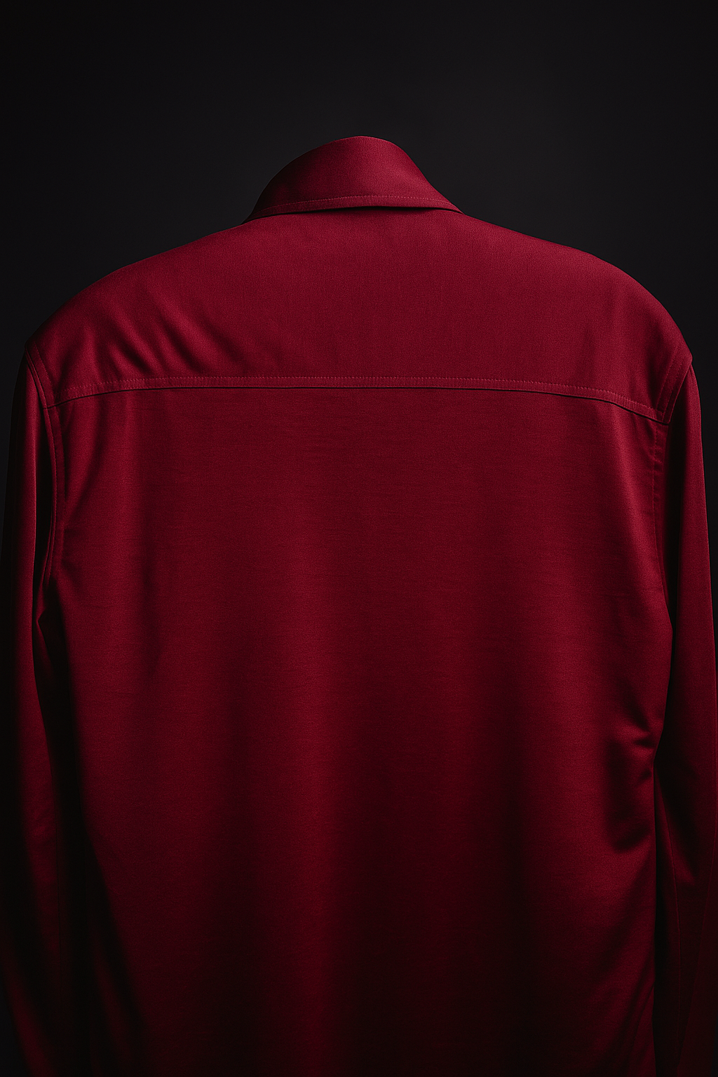 Maroon Color Jacquard Shirt