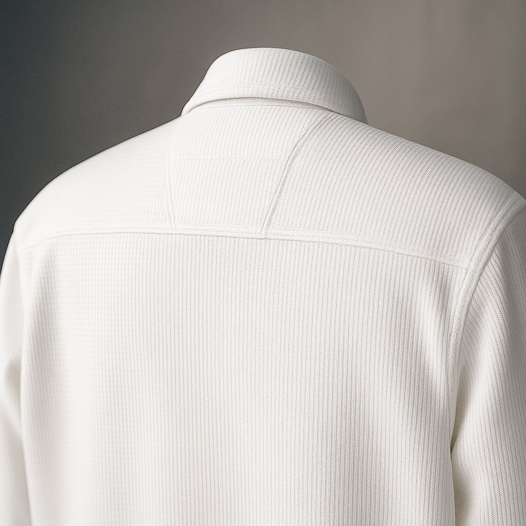 White Color Jacquard Shirt