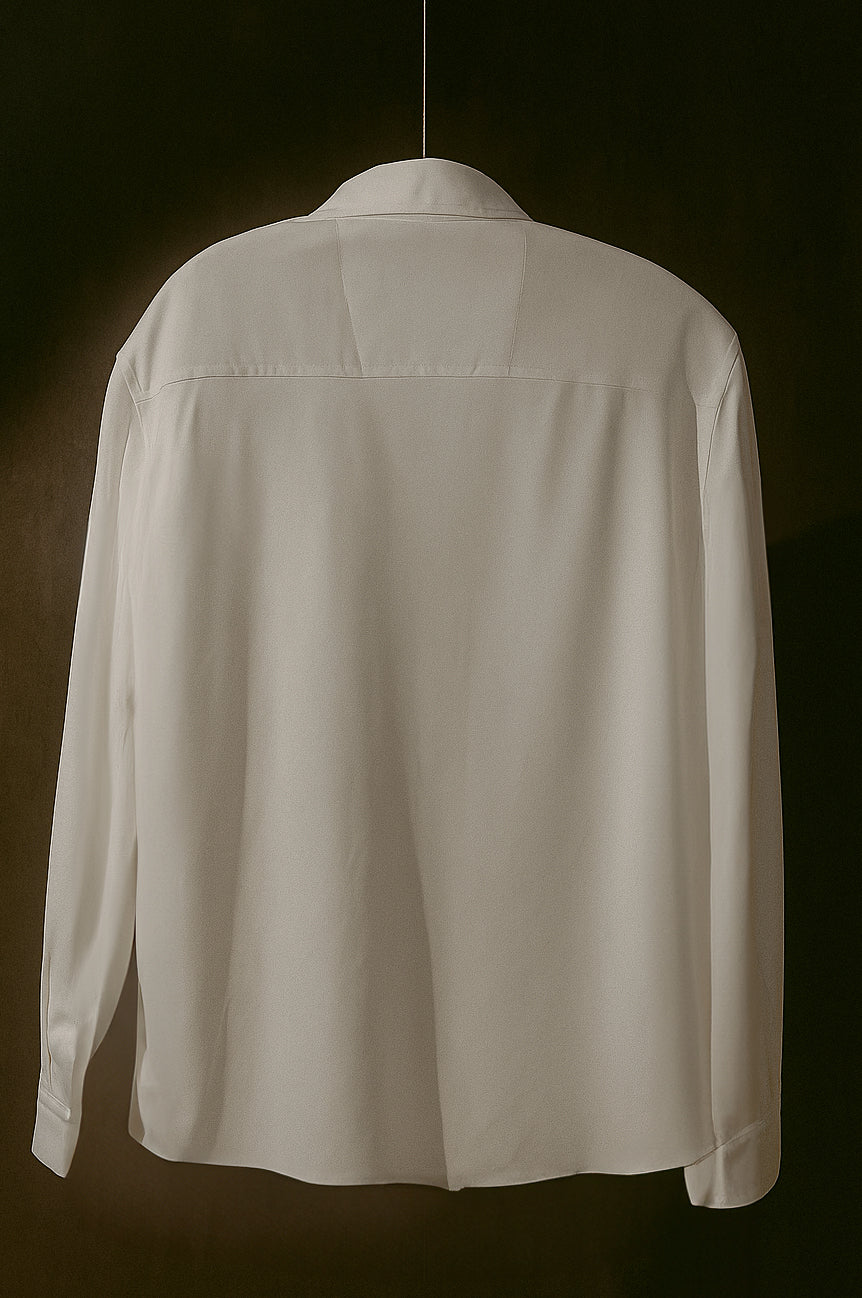 White Color Jacquard Shirt