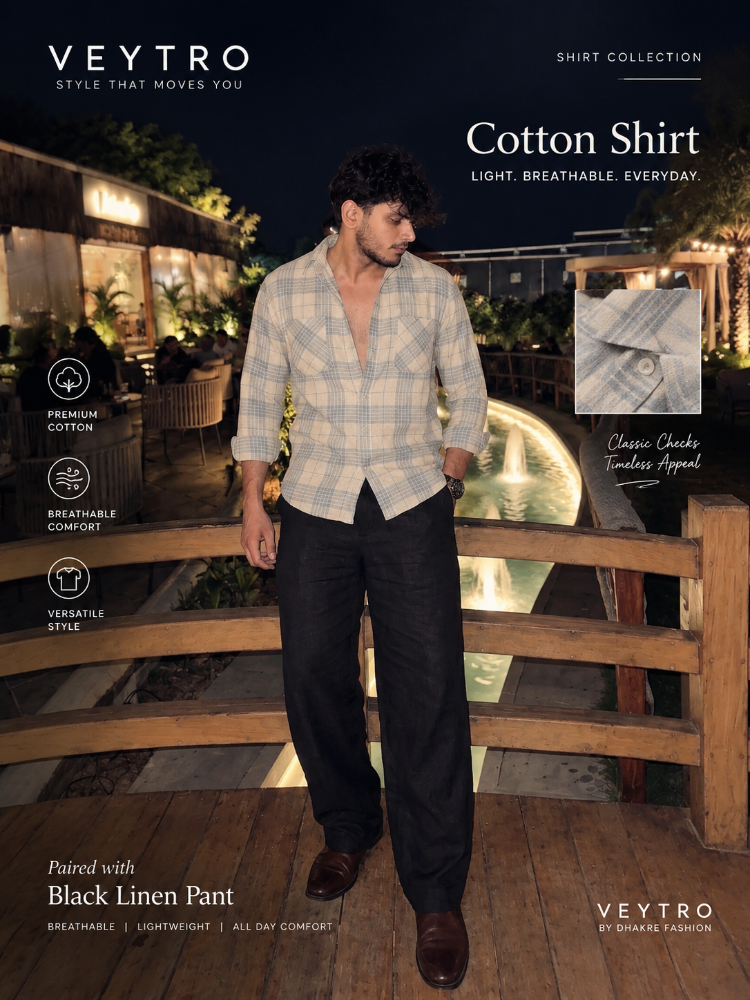 Classic Checked Shirt for Men – Premium Plaid Casual Shirt | Everyday Wear