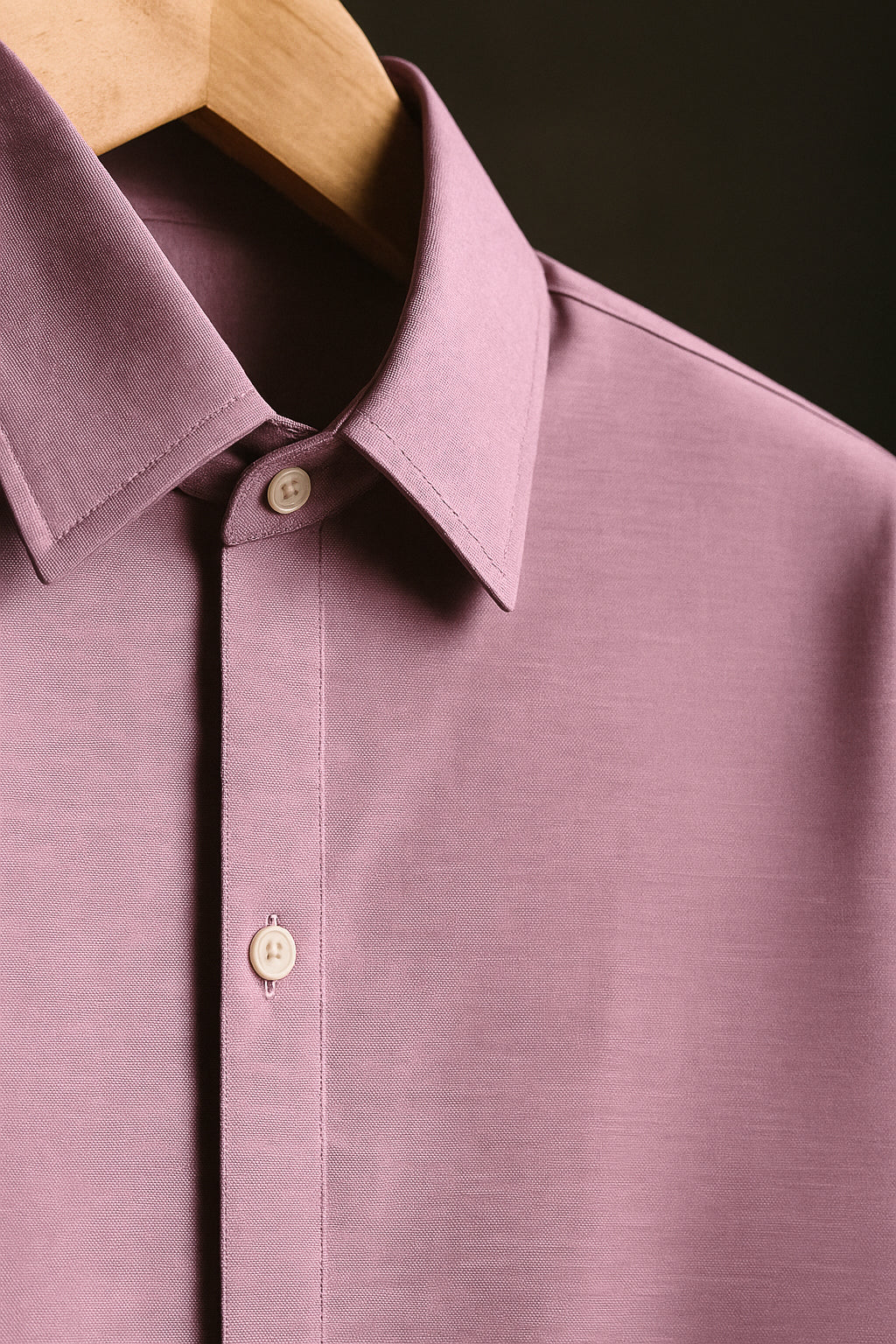 Purple Color Jacquard Shirt