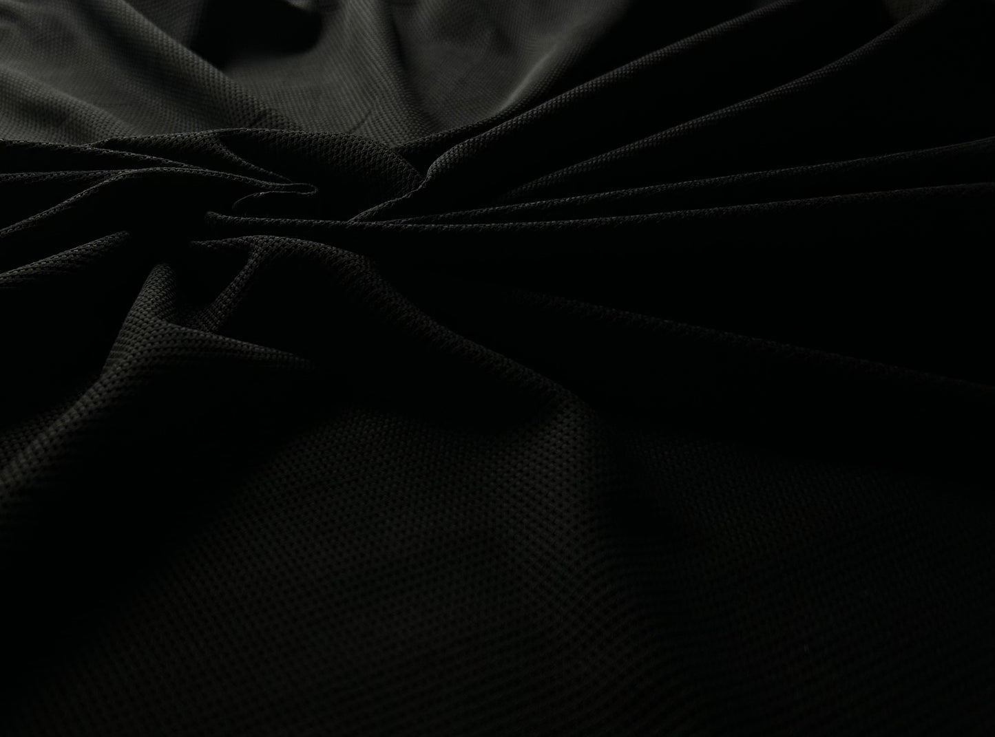 Black Color knitted And Jacquard Fabric (Width 58 Inches)