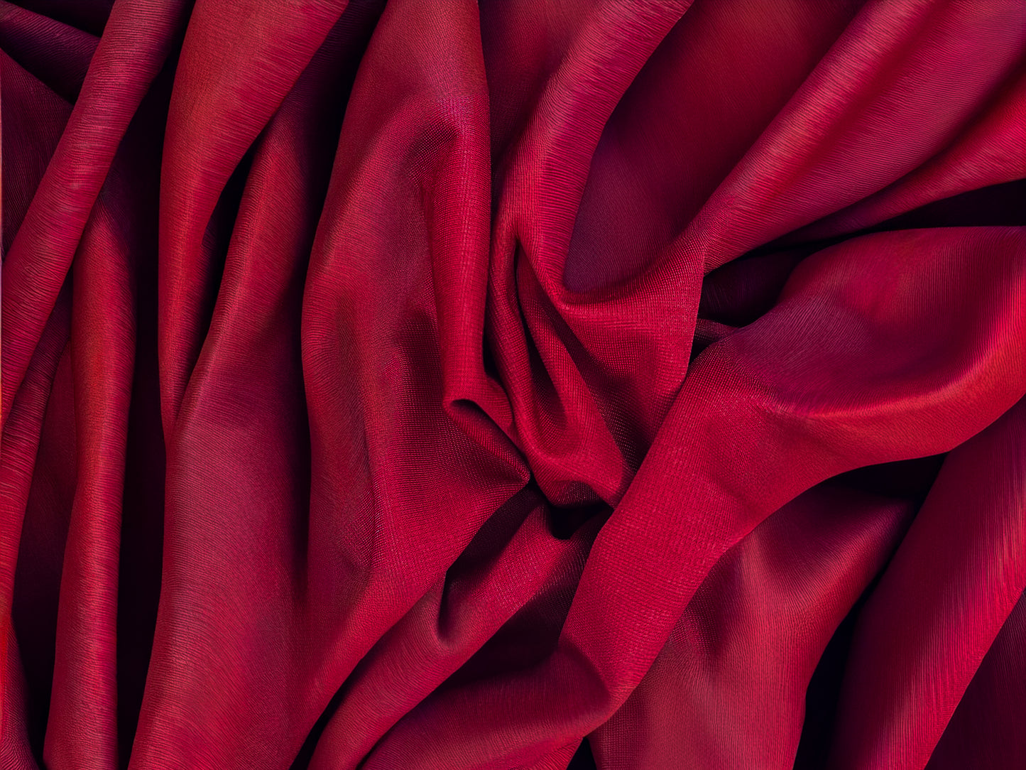 Solid Maroon Color Knitted Fabric (Width 58 Inches)