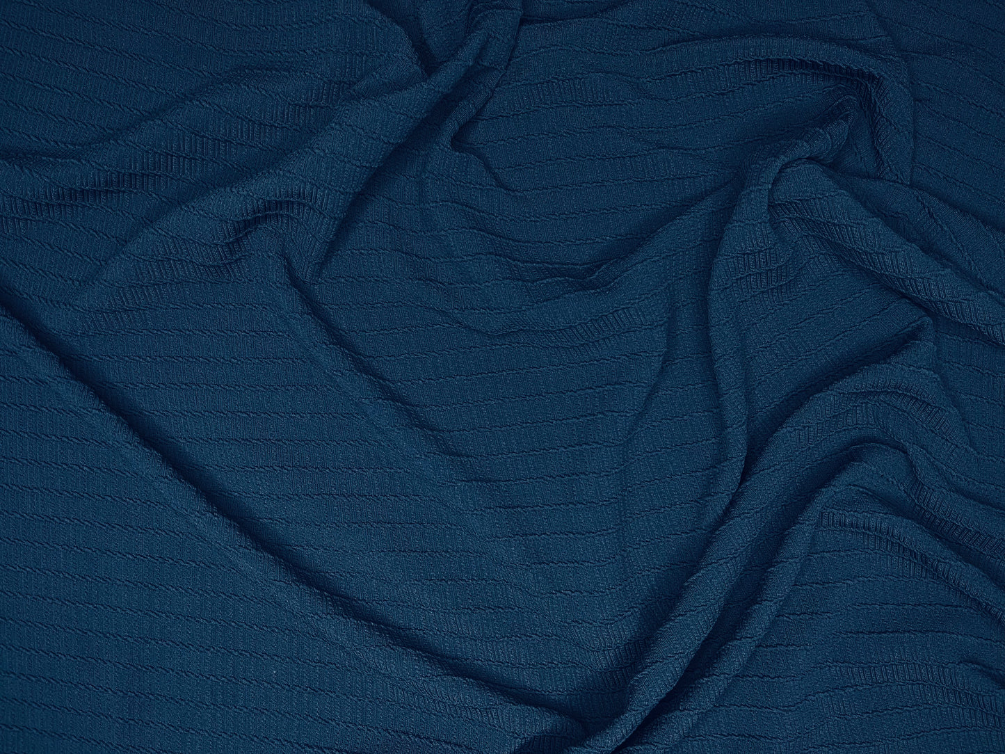 Teal Color knitted And Jacquard Fabric (Width 58 Inches)