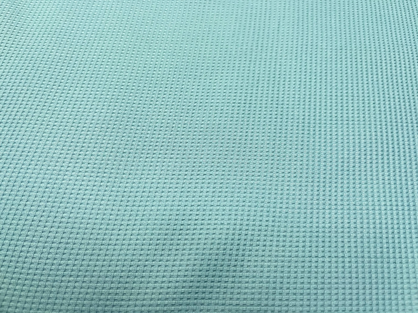 Sea Green Color knitted And Jacquard Fabric (Width 58 Inches)