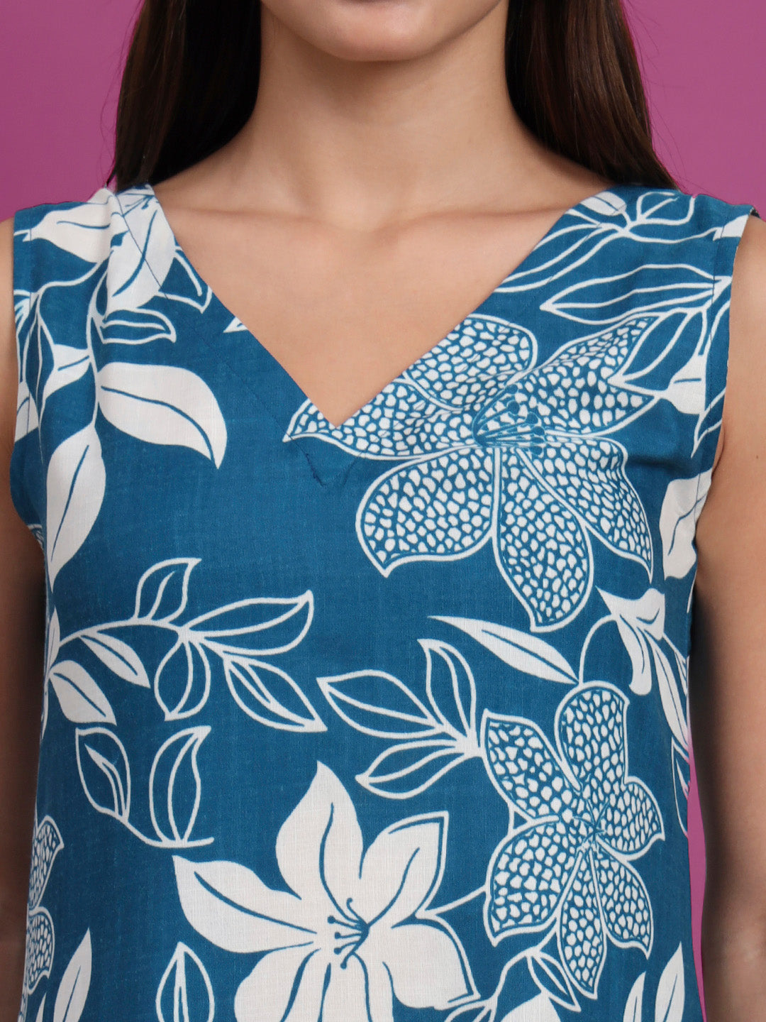 Floral Print Kurta and Plazo Set