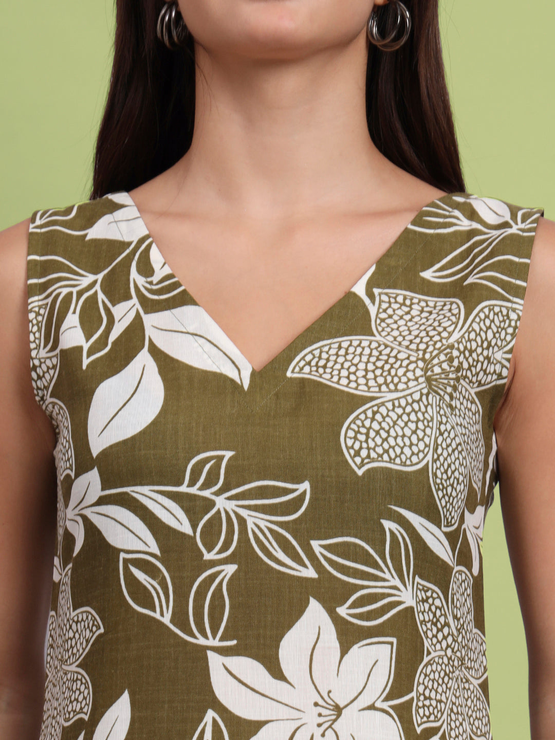 Floral Print Kurta and Plazo Set