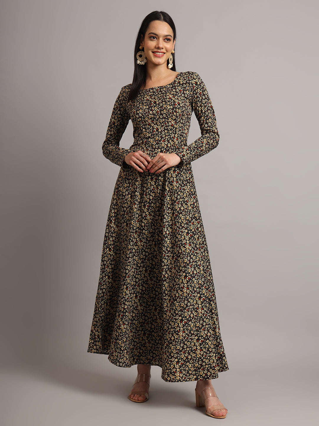 Women Multi Floral Printed Anarkali Kurta