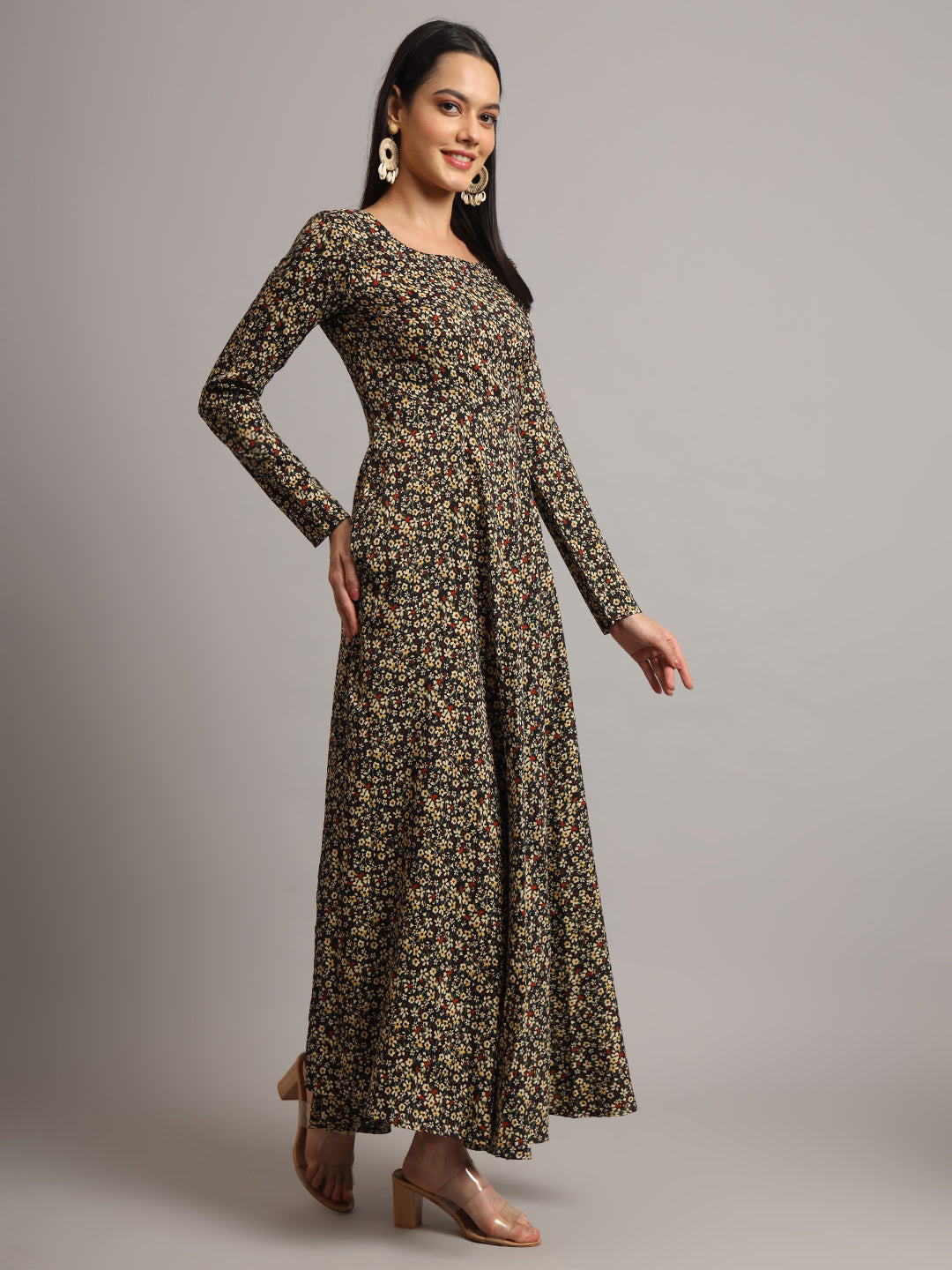 Women Multi Floral Printed Anarkali Kurta