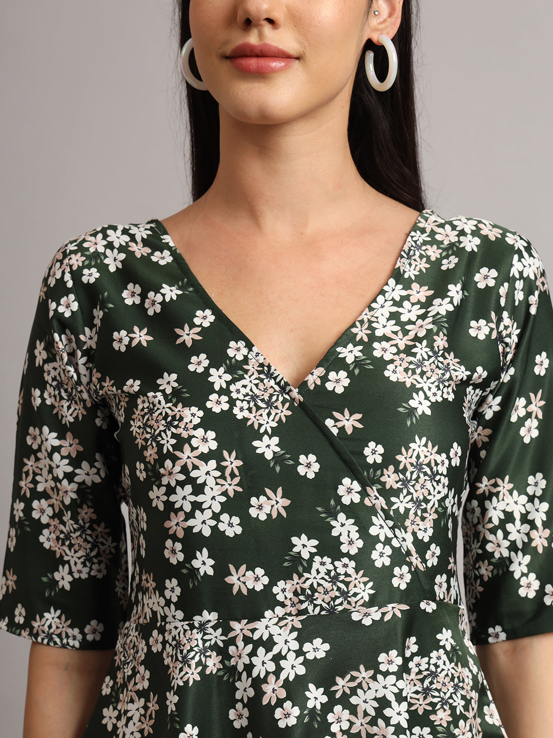 Casual Regular Sleeves Floral Print Women Tunic