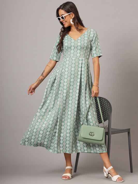 Box Pleted Dress