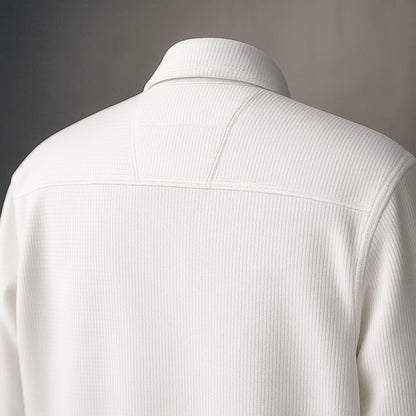 White Color Jacquard Shirt