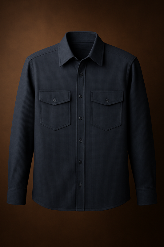 Black Color Knitted Shirt