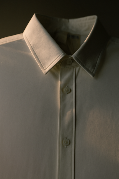 White Color Jacquard Shirt
