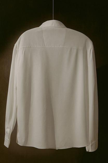 White Color Jacquard Shirt