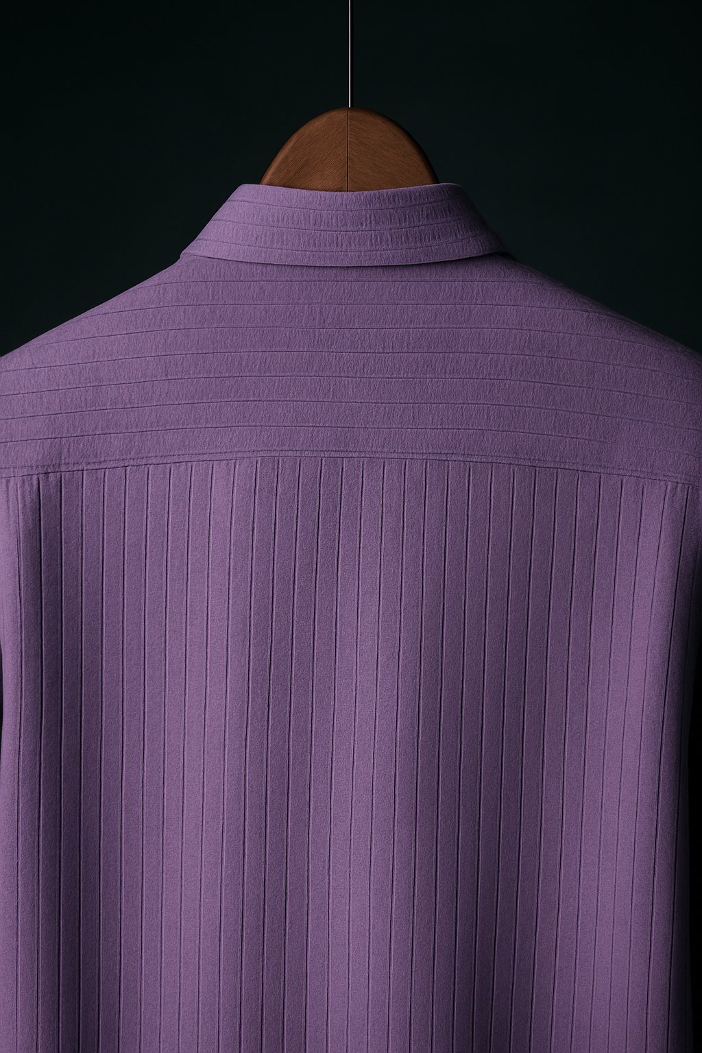 Purple Color Striped Jacquard Shirt