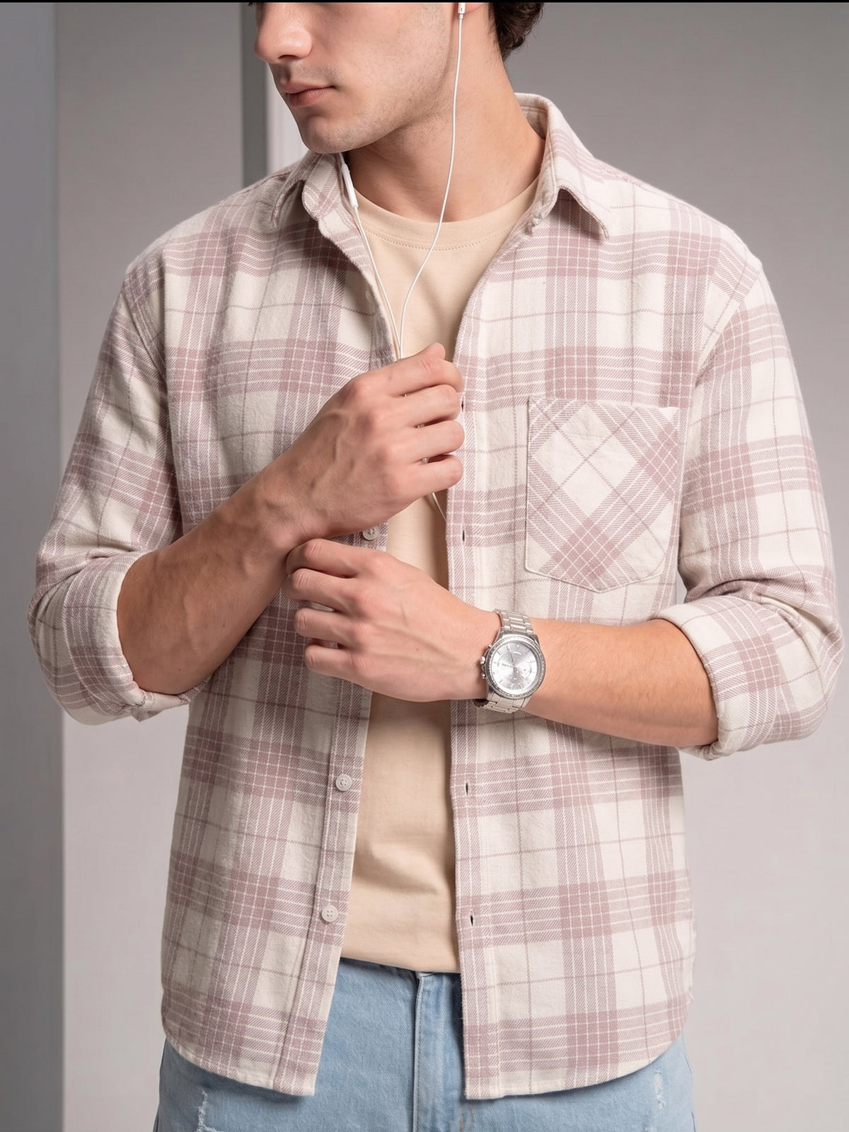 Classic Checked Shirt for Men – Premium Plaid Casual Shirt | Everyday Wear