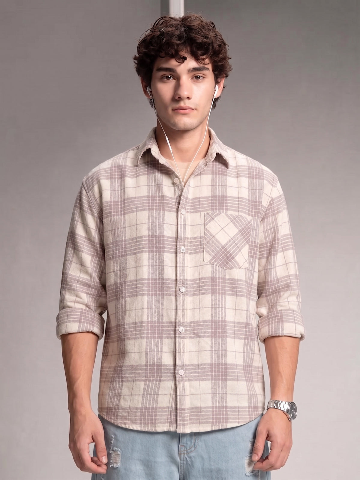 Classic Checked Shirt for Men – Premium Plaid Casual Shirt | Everyday Wear
