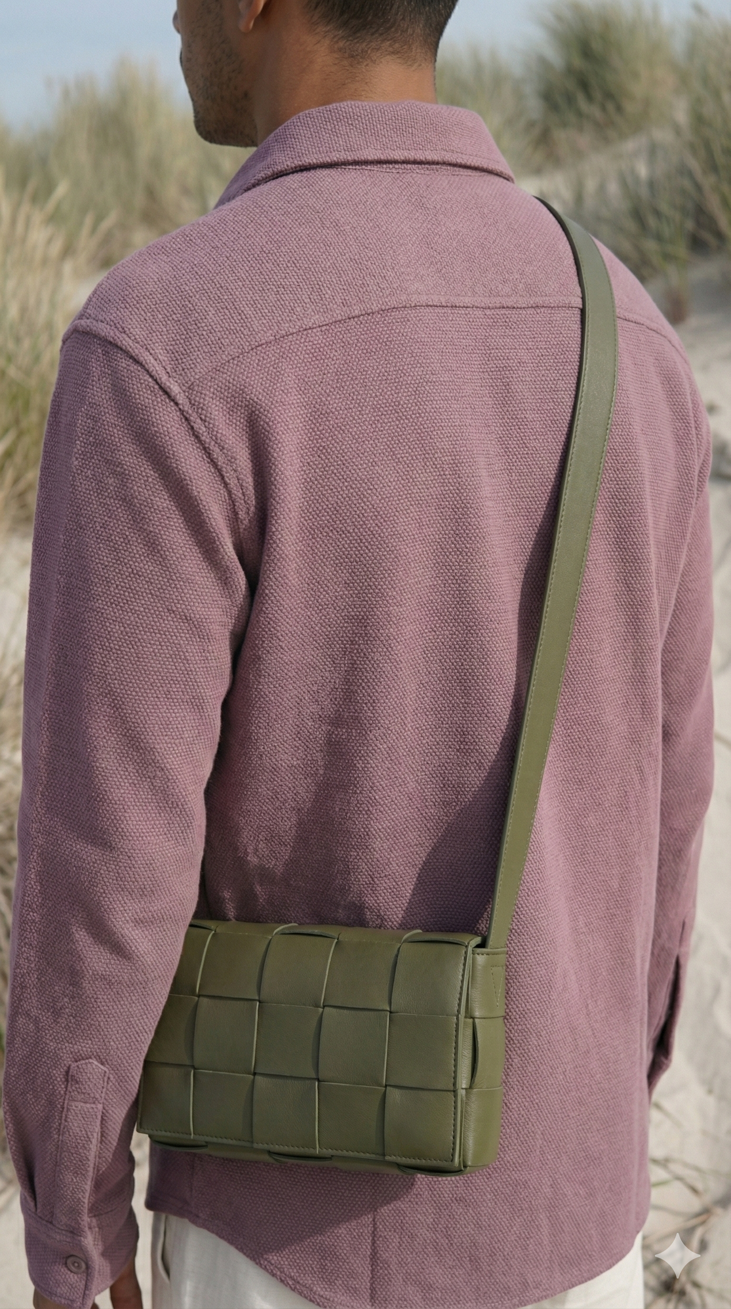 Mauve Color Textured Design Jacquard Fabric Shirt