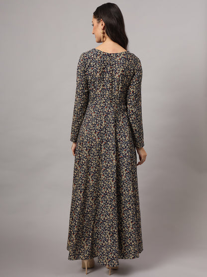 Women Multi Floral Printed Anarkali Kurta