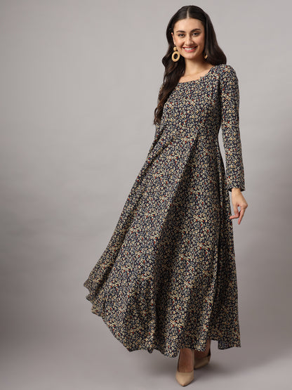 Women Multi Floral Printed Anarkali Kurta