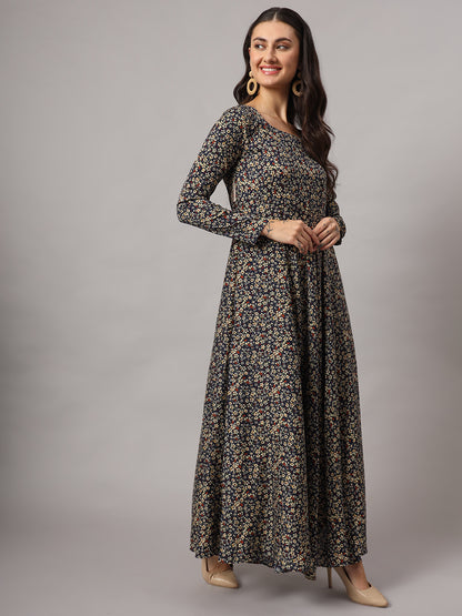 Women Multi Floral Printed Anarkali Kurta