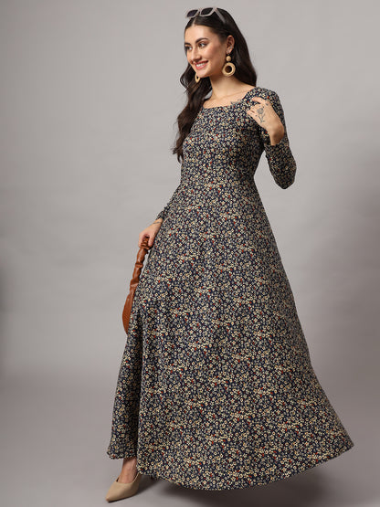 Women Multi Floral Printed Anarkali Kurta